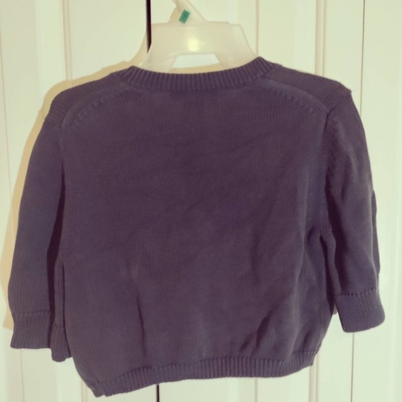 Micheal Kors navy blue mini cardigan sweater size medium - Picture 3 of 3